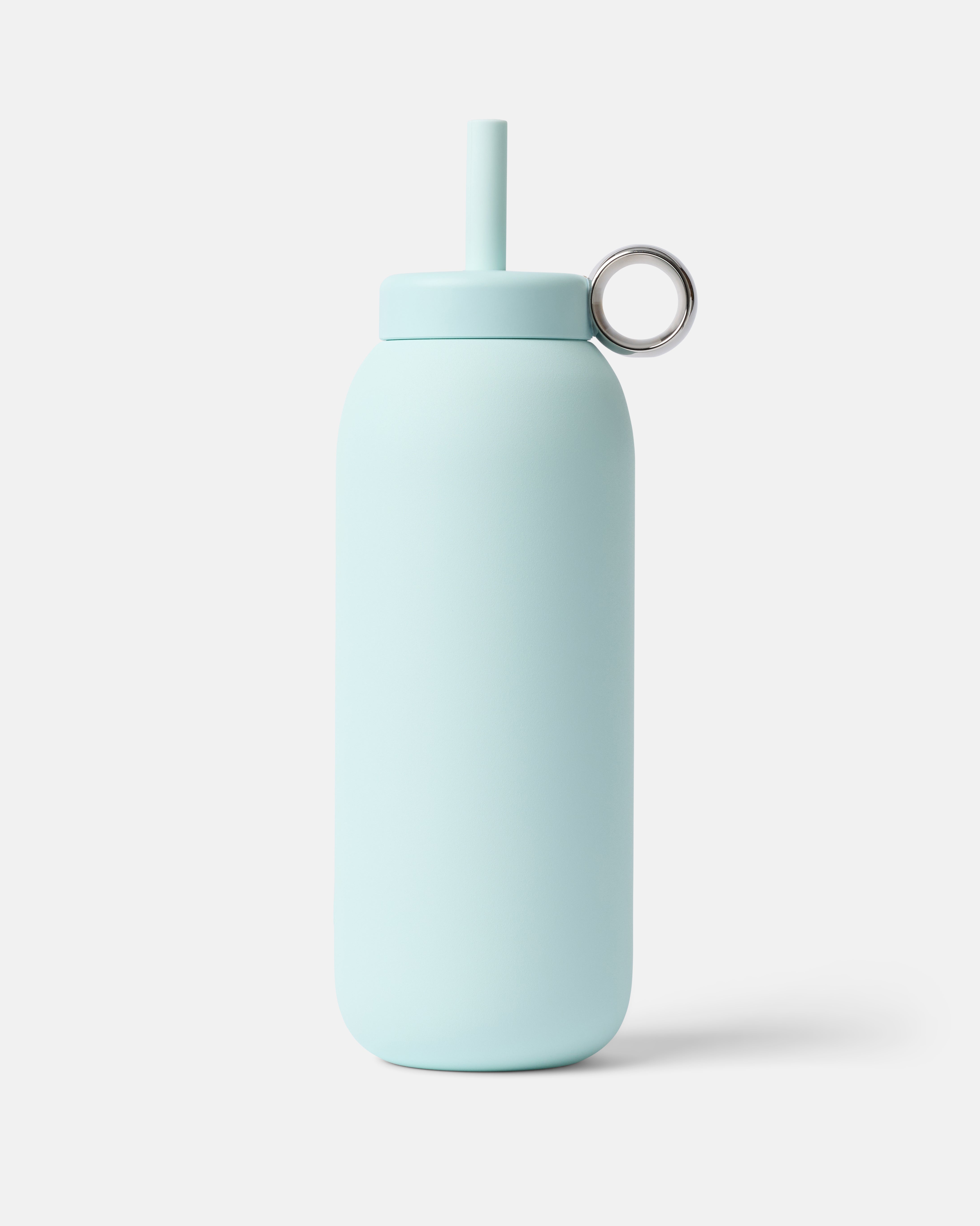 Stainless Straw Cap 32oz Celeste