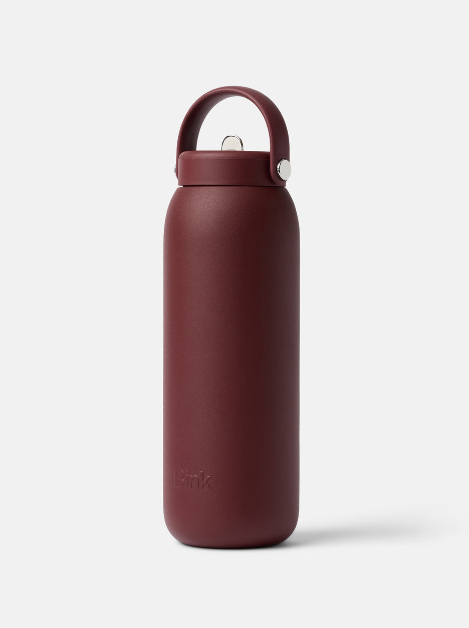 Stainless Flip Cap 24oz Black Cherry