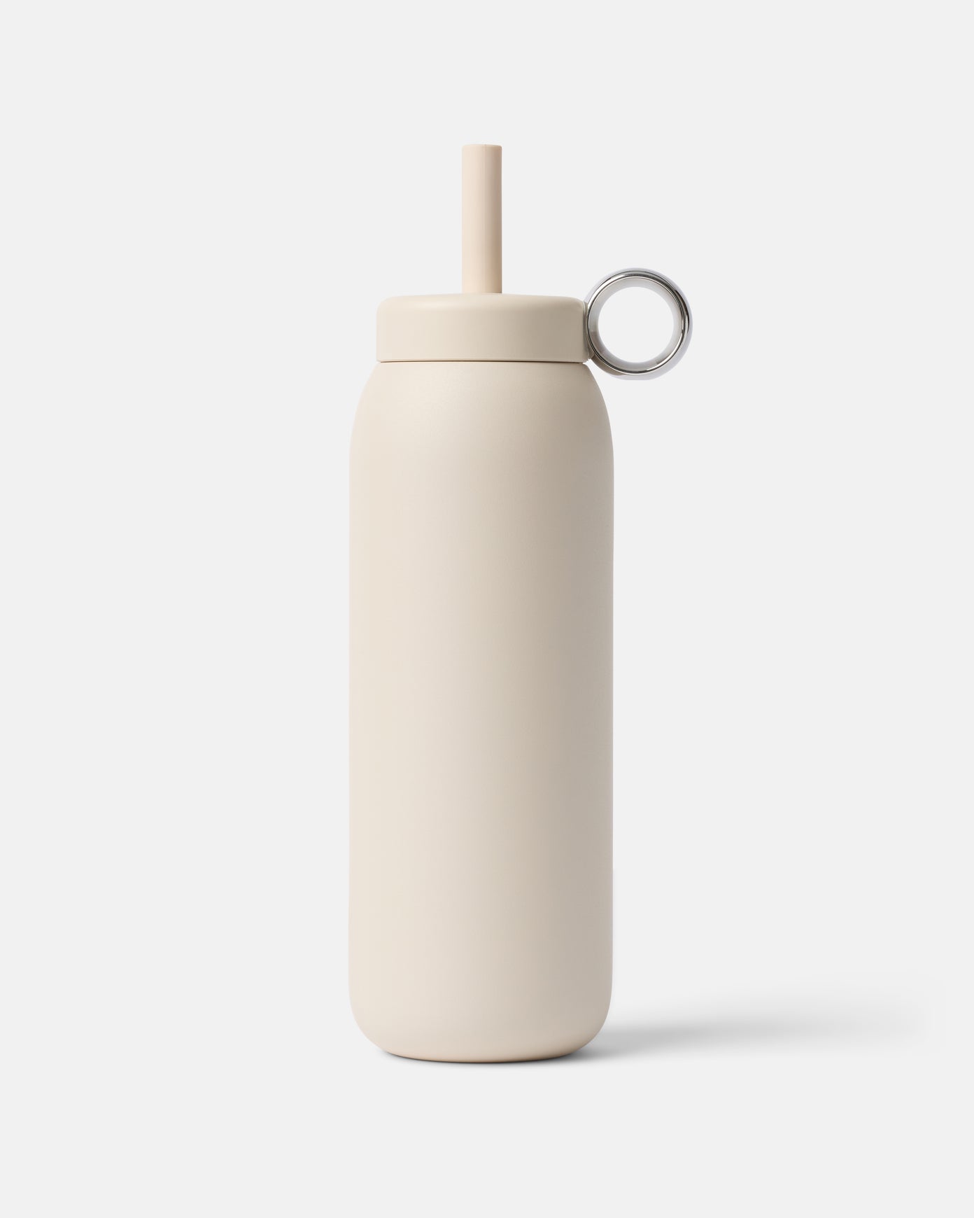 Stainless Straw Cap 24oz Almond
