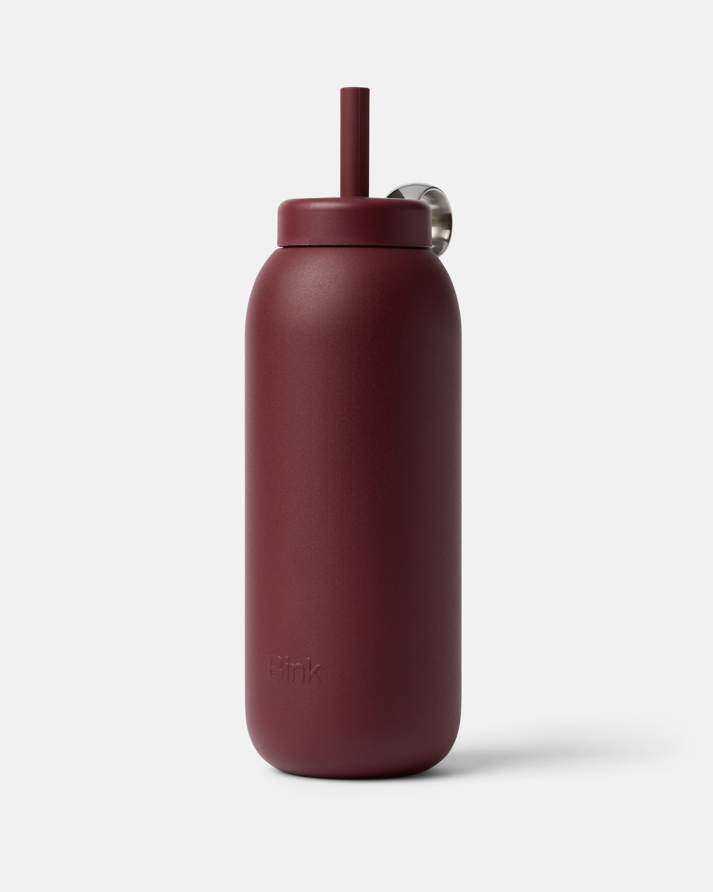 Stainless Straw Cap 32oz Black Cherry