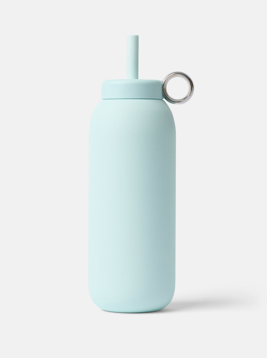 Stainless Straw Cap 32oz Celeste