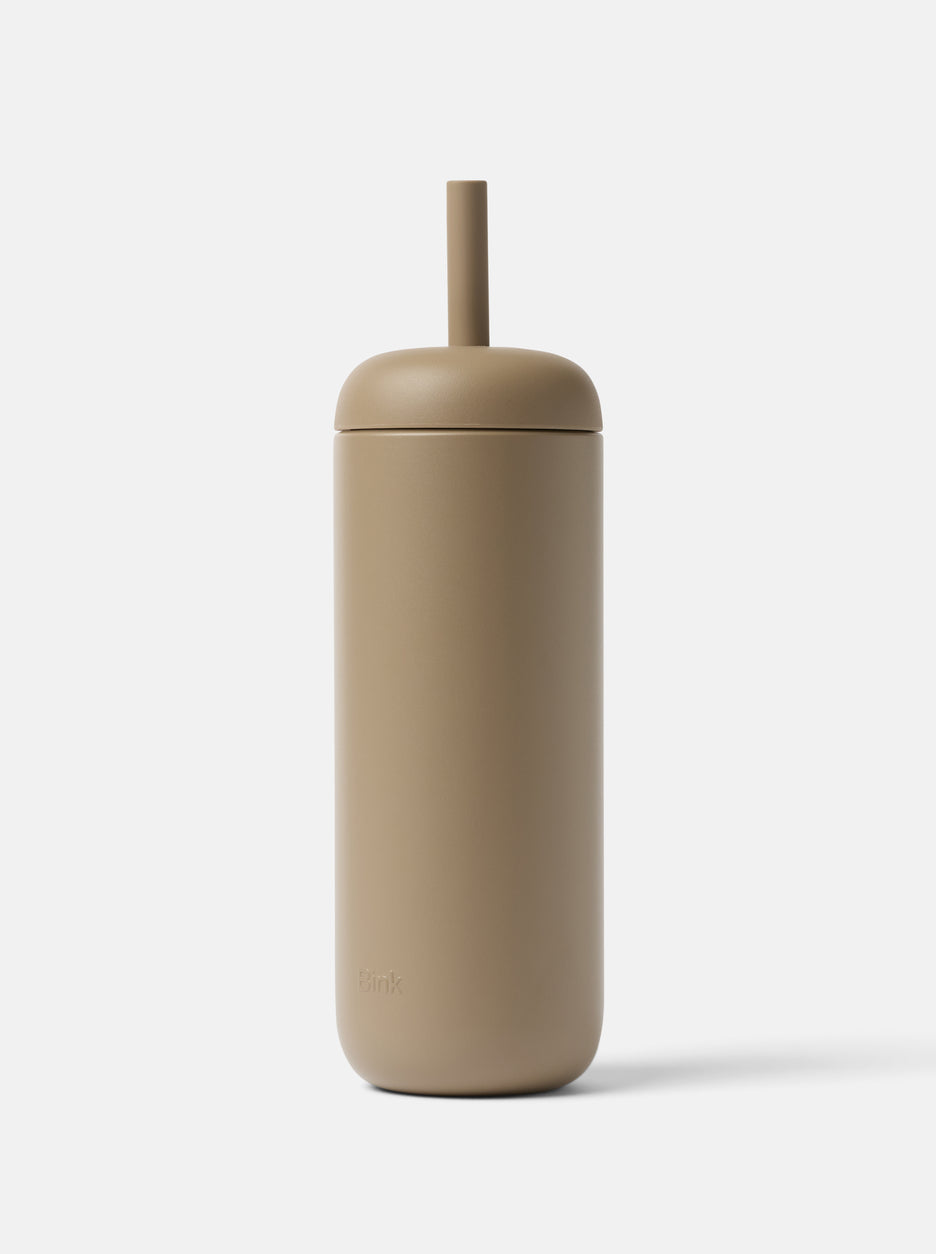 Straw Tumbler 21oz Mocha